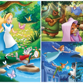 Clementoni Παιδικό Παζλ Super Color Disney Classic 3x48 τμχ