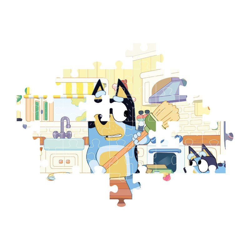 Clementoni Παιδικό Παζλ Super Color Bluey 60 τμχ