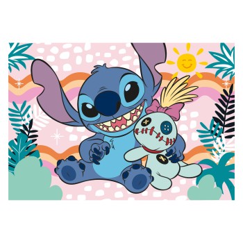 Clementoni Παιδικό Παζλ Super Color Disney Stitch 60 τμχ