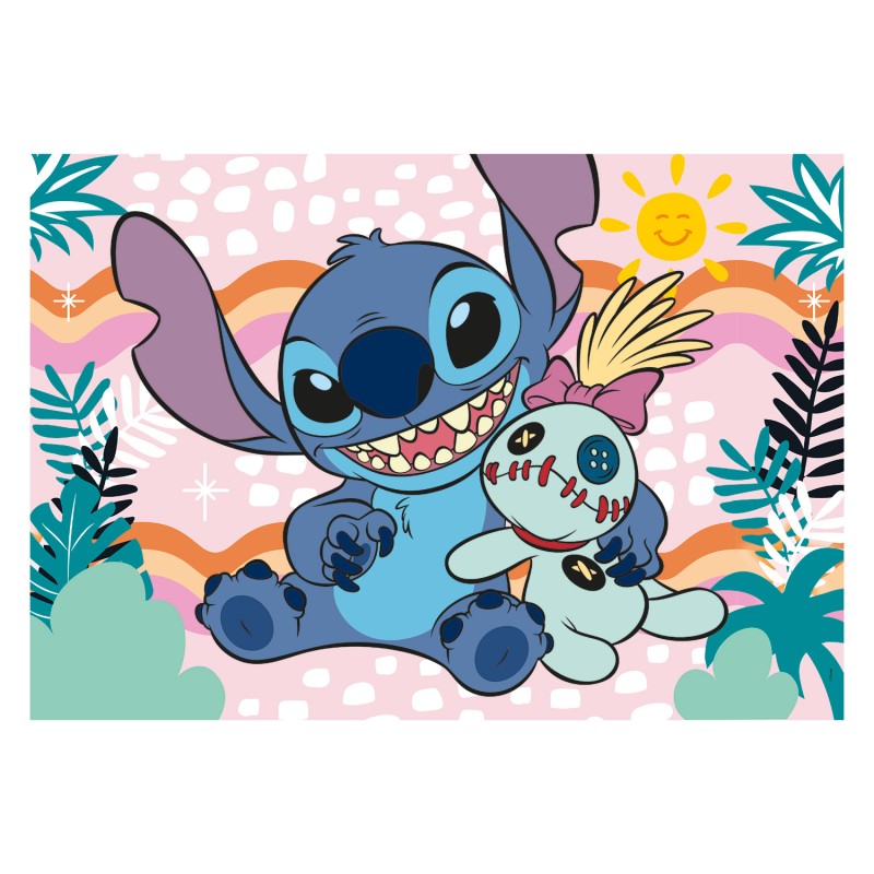 Clementoni Παιδικό Παζλ Super Color Disney Stitch 60 τμχ