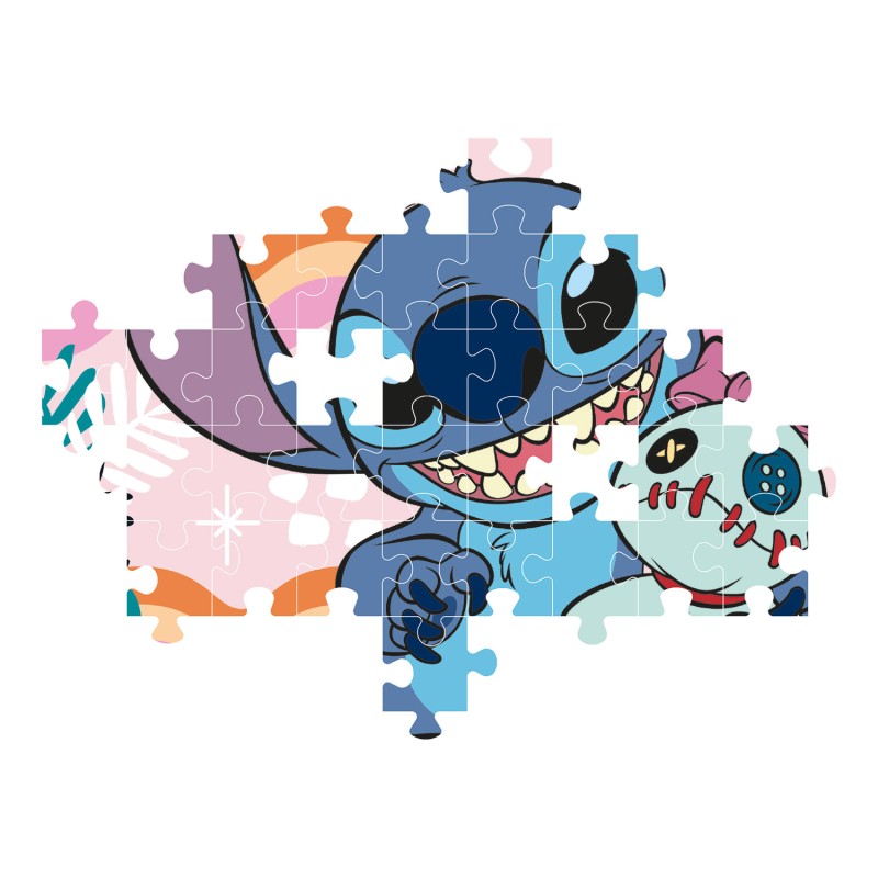 Clementoni Παιδικό Παζλ Super Color Disney Stitch 60 τμχ