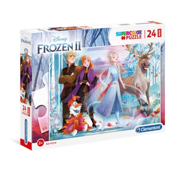 Clementoni Παιδικό Παζλ Maxi Super Color Frozen 2 24 τμχ