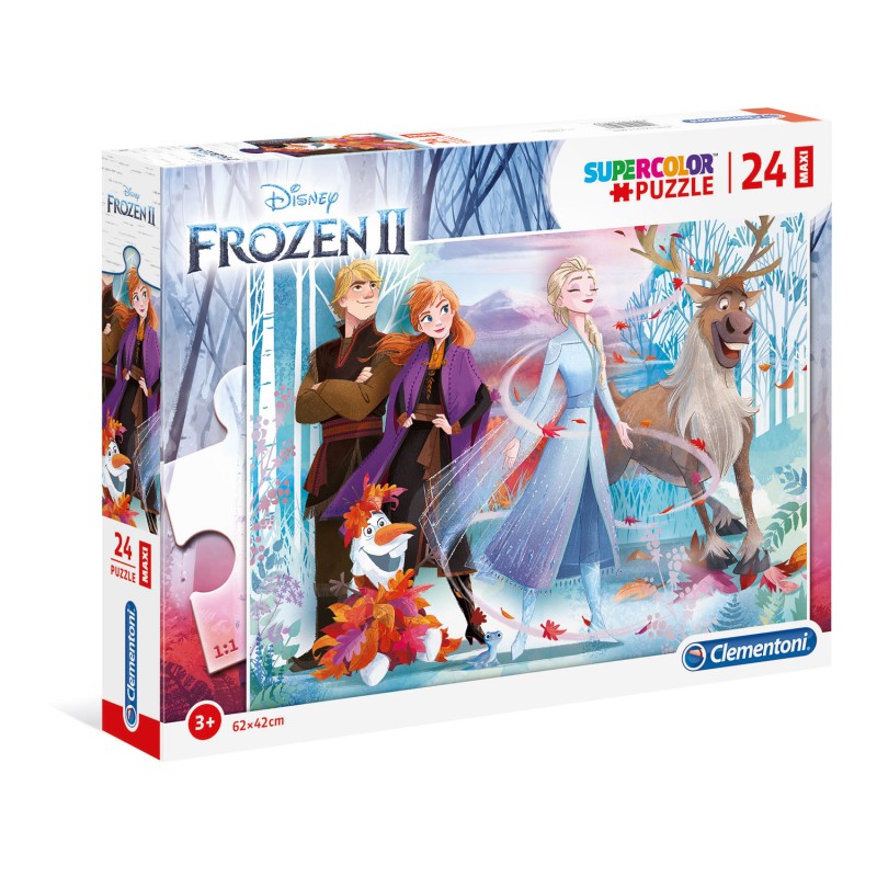 Clementoni Παιδικό Παζλ Maxi Super Color Frozen 2 24 τμχ