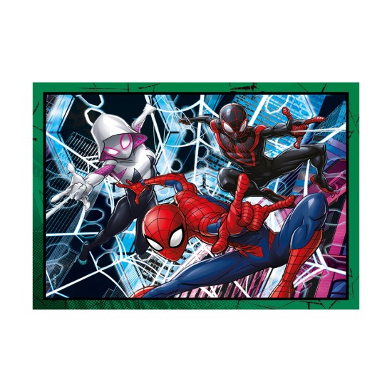 Clementoni Παιδικό Παζλ 4 in 1 Supercolor Marvel Spiderman 12-16-20-24 τμχ Clementoni Παιδικό Παζλ 4 in 1 Supercolor Marvel Spiderman 12-16-20-24 τμχ