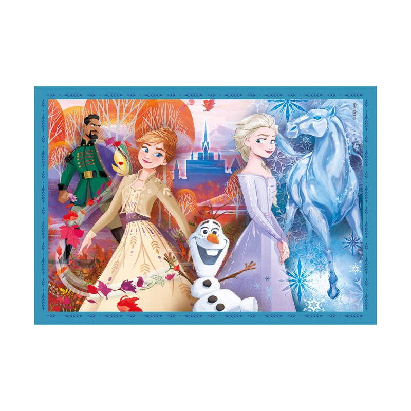 Clementoni Παιδικό Παζλ 4 in 1 Supercolor Disney Frozen II 12-16-20-24 τμχ