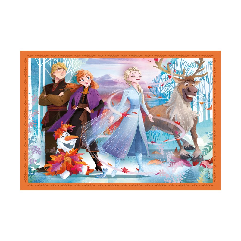 Clementoni Παιδικό Παζλ 4 in 1 Supercolor Disney Frozen II 12-16-20-24 τμχ
