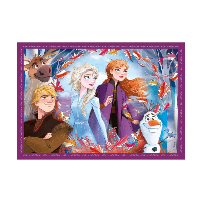 Clementoni Παιδικό Παζλ 4 in 1 Supercolor Disney Frozen II 12-16-20-24 τμχ