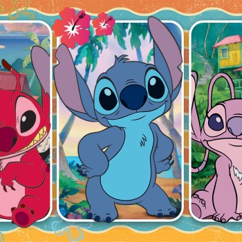 Clementoni Παιδικό Παζλ Maxi Super Color Disney Stitch 24 τμχ