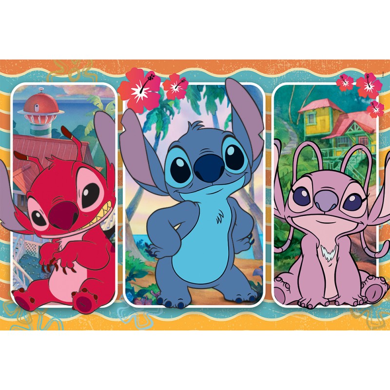 Clementoni Παιδικό Παζλ Maxi Super Color Disney Stitch 24 τμχ