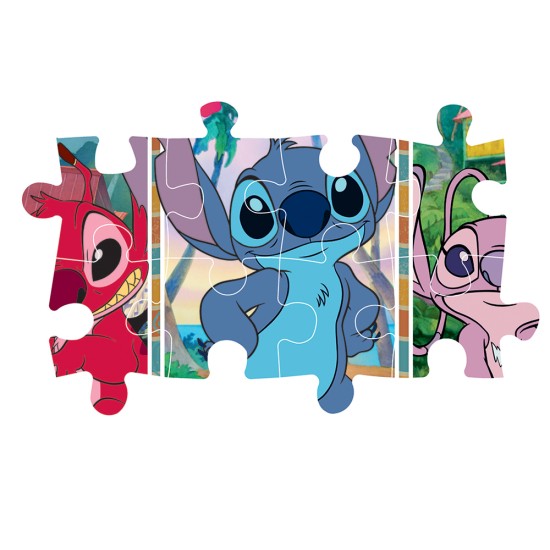 Clementoni Παιδικό Παζλ Maxi Super Color Disney Stitch 24 τμχ Clementoni Παιδικό Παζλ Maxi Super Color Disney Stitch 24 τμχ
