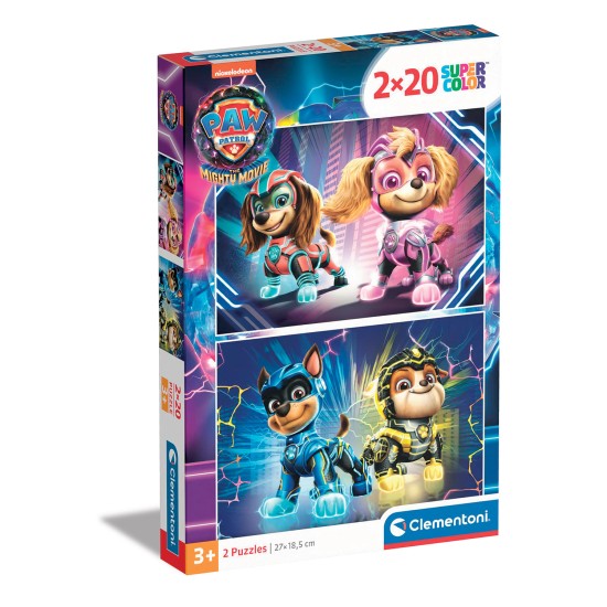 Clementoni Παιδικό Παζλ Super Color Nickelodeon Paw Patrol The Mighty Movie 2x20 τμχ Clementoni Παιδικό Παζλ Super Color Nickelodeon Paw Patrol The Mighty Movie 2x20 τμχ
