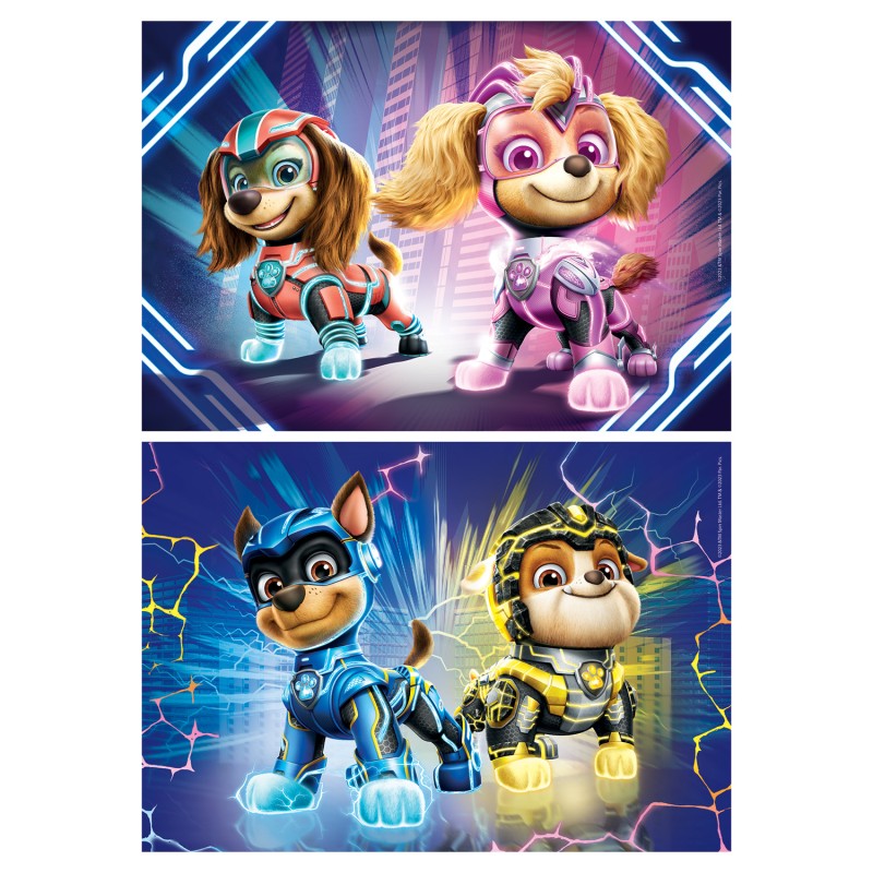Clementoni Παιδικό Παζλ Super Color Nickelodeon Paw Patrol The Mighty Movie 2x20 τμχ