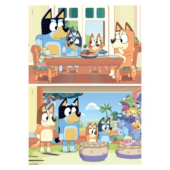 Clementoni Παιδικό Παζλ Super Color Bluey 2x20 τμχ