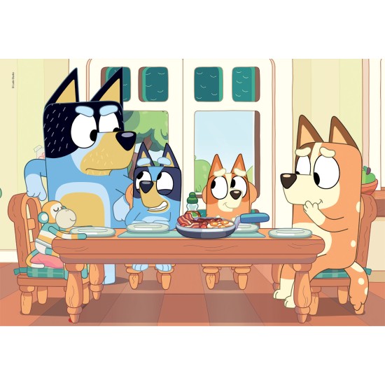 Clementoni Παιδικό Παζλ Super Color Bluey 2x20 τμχ Clementoni Παιδικό Παζλ Super Color Bluey 2x20 τμχ