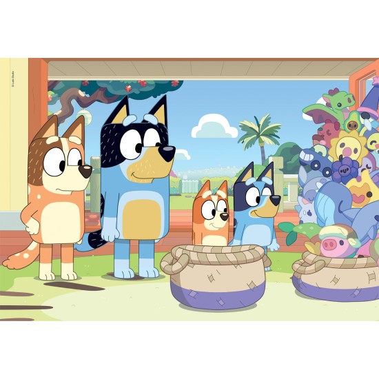 Clementoni Παιδικό Παζλ Super Color Bluey 2x20 τμχ Clementoni Παιδικό Παζλ Super Color Bluey 2x20 τμχ