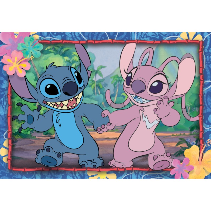 Clementoni Παιδικό Παζλ Super Color Disney Stitch 2x20 τμχ