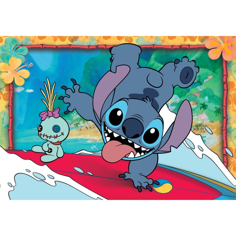 Clementoni Παιδικό Παζλ Super Color Disney Stitch 2x20 τμχ