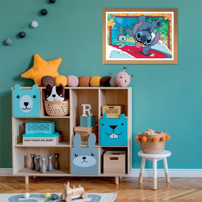 Clementoni Παιδικό Παζλ Super Color Disney Stitch 2x20 τμχ