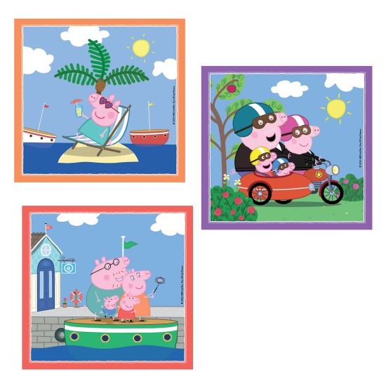 Clementoni Παιδικό Παζλ Super Color Peppa Pig 3x48 τμχ