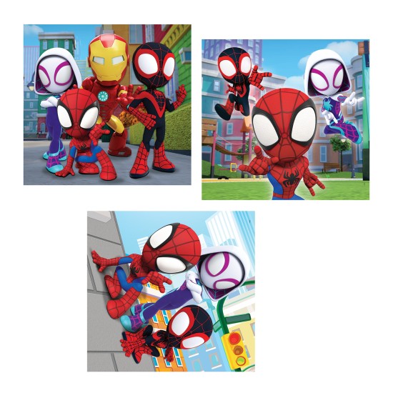 Clementoni Παιδικό Παζλ Super Color Marvel Spidey Και Οι Απίθανοι Φίλοι Του 3x48 τμχ Clementoni Παιδικό Παζλ Super Color Marvel Spidey Και Οι Απίθανοι Φίλοι Του 3x48 τμχ