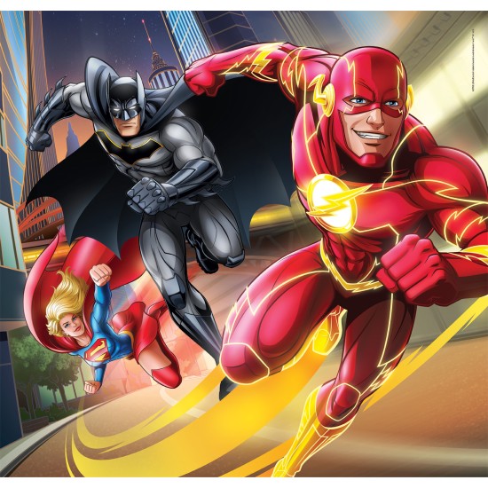 Clementoni Παιδικό Παζλ Super Color DC Comics Justice League 3x48 τμχ