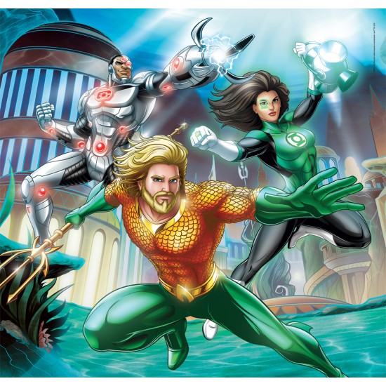 Clementoni Παιδικό Παζλ Super Color DC Comics Justice League 3x48 τμχ