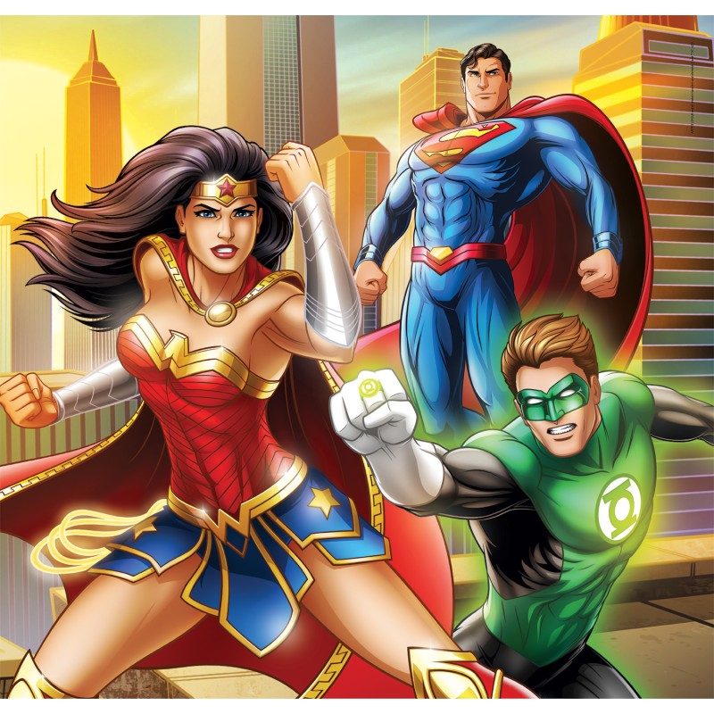 Clementoni Παιδικό Παζλ Super Color DC Comics Justice League 3x48 τμχ