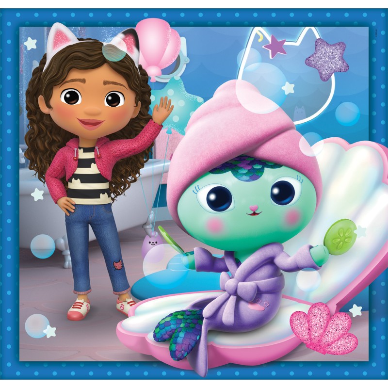 Clementoni Παιδικό Παζλ Super Color Gabbys Dollhouse 3x48 τμχ