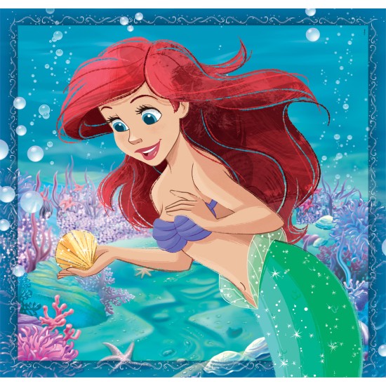Clementoni Παιδικό Παζλ Super Color Disney Princess 3x48 τμχ