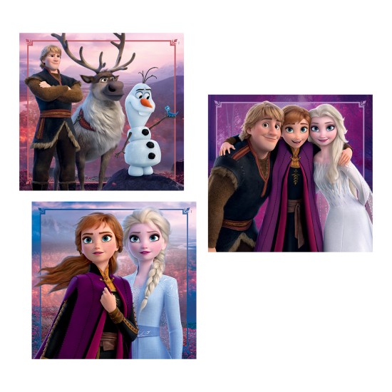 Clementoni Παιδικό Παζλ Super Color Disney Frozen II 3x48 τμχ Clementoni Παιδικό Παζλ Super Color Disney Frozen II 3x48 τμχ