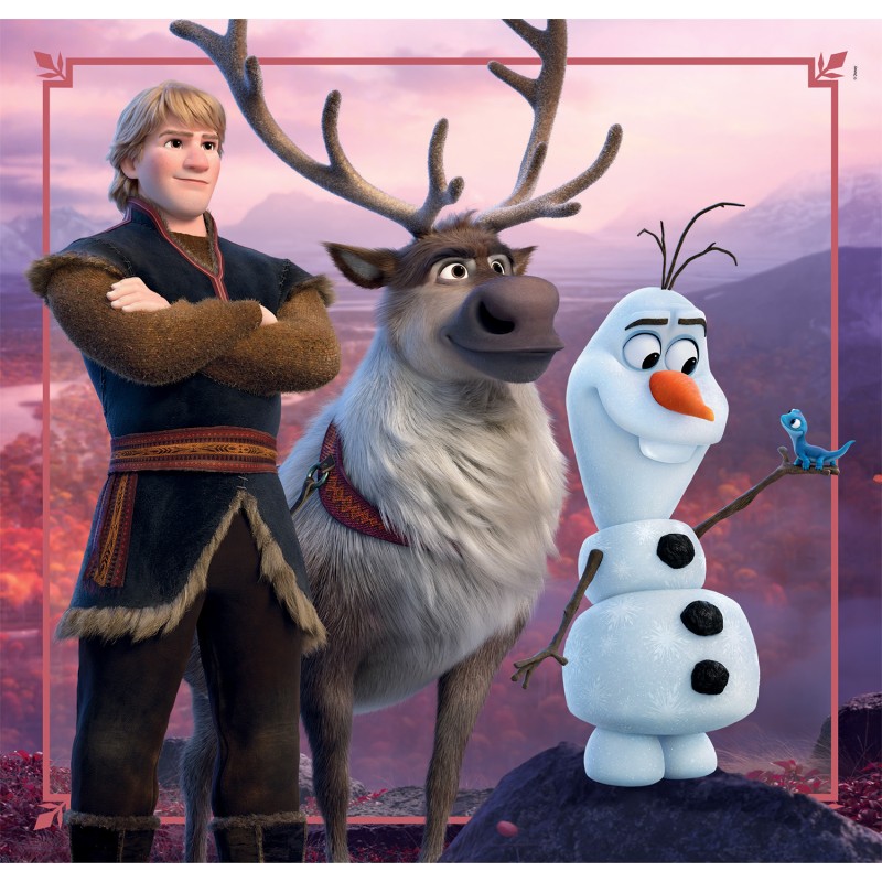 Clementoni Παιδικό Παζλ Super Color Disney Frozen II 3x48 τμχ