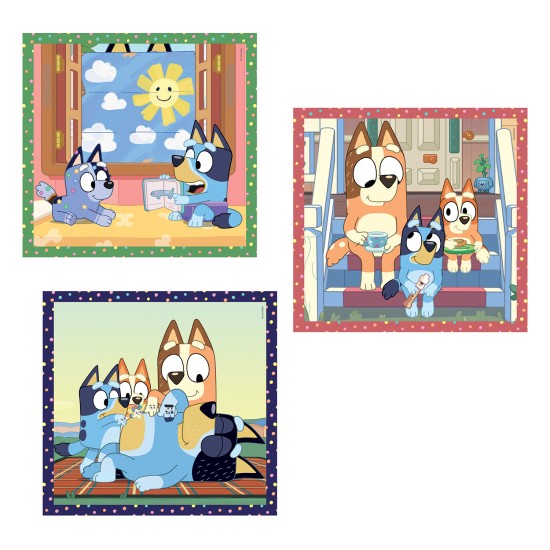 Clementoni Παιδικό Παζλ Super Color Bluey 3x48 τμχ Clementoni Παιδικό Παζλ Super Color Bluey 3x48 τμχ