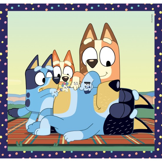 Clementoni Παιδικό Παζλ Super Color Bluey 3x48 τμχ Clementoni Παιδικό Παζλ Super Color Bluey 3x48 τμχ