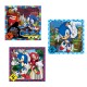Clementoni Παιδικό Παζλ Super Color Sonic The Hedgehog 3x48 τμχ