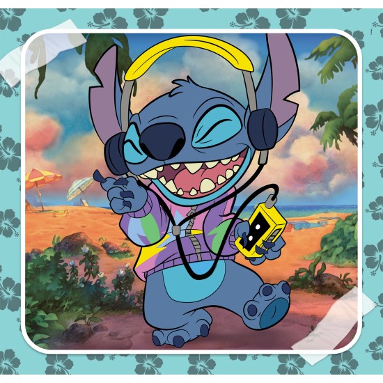 Clementoni Παιδικό Παζλ Super Color Disney Stitch 3x48 τμχ