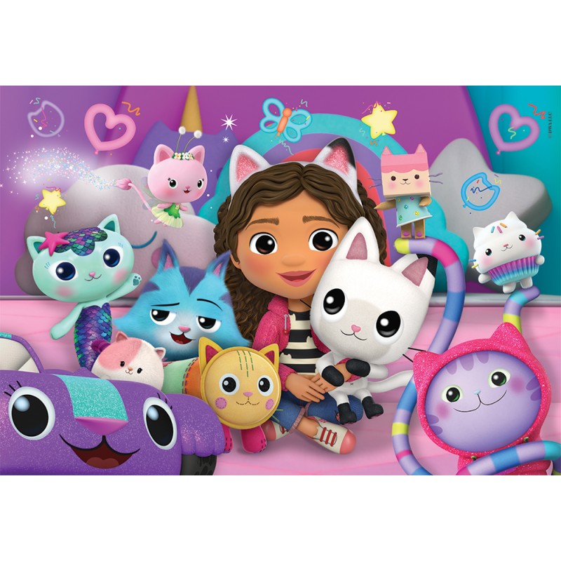 Clementoni Παιδικό Παζλ Super Color Gabbys Dollhouse 60 τμχ