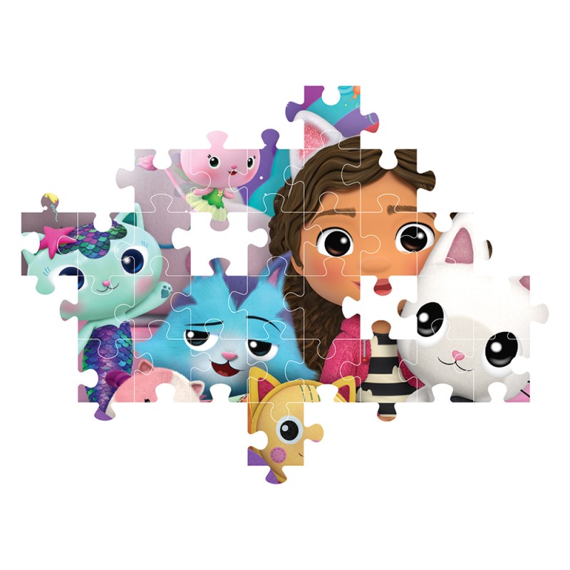 Clementoni Παιδικό Παζλ Super Color Gabbys Dollhouse 60 τμχ