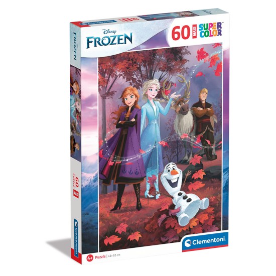 Clementoni Παιδικό Παζλ Maxi Supercolor Disney Frozen II 60 τμχ Clementoni Παιδικό Παζλ Maxi Supercolor Disney Frozen II 60 τμχ