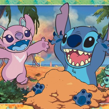 Clementoni Παιδικό Παζλ Maxi Supercolor Disney Stitch 60 τμχ