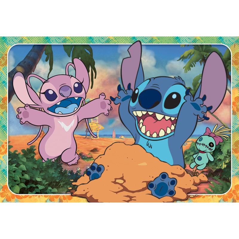 Clementoni Παιδικό Παζλ Maxi Supercolor Disney Stitch 60 τμχ