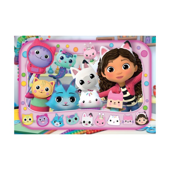 Clementoni Παιδικό Παζλ Maxi Super Color Gabbys Dollhouse 60 τμχ