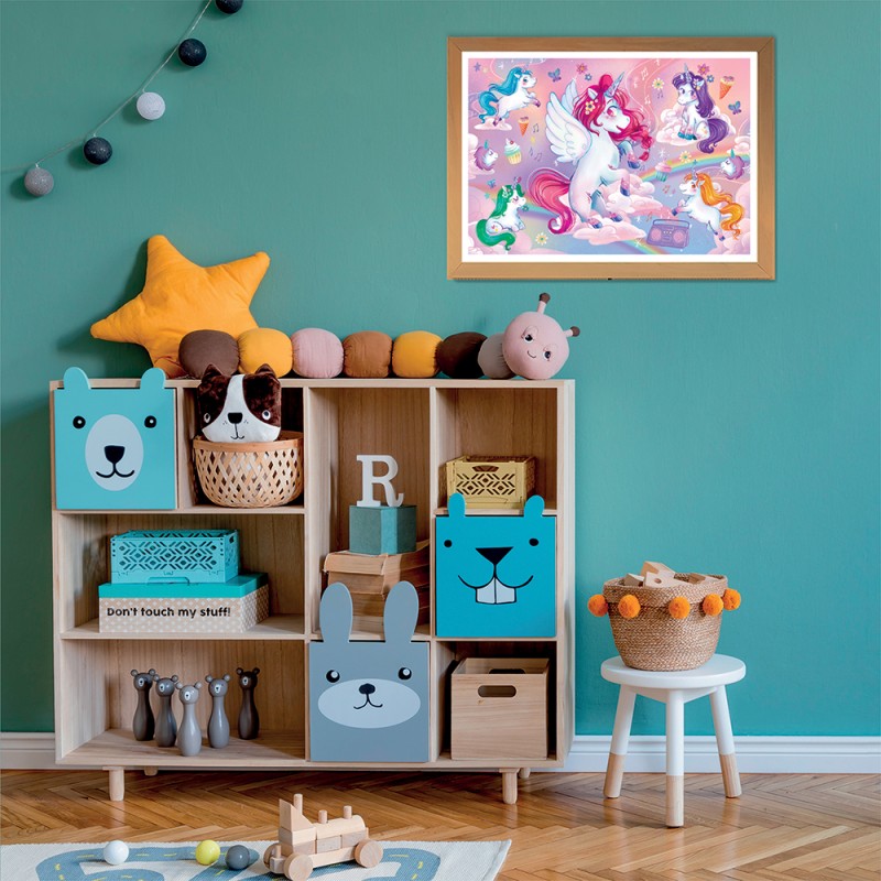 Clementoni Παιδικό Παζλ Maxi Super Color Jolly Unicorns 24 τμχ