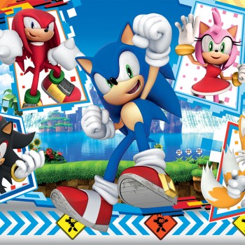 Clementoni Παιδικό Παζλ Maxi Super Color Sonic The Hedgehog 24 τμχ