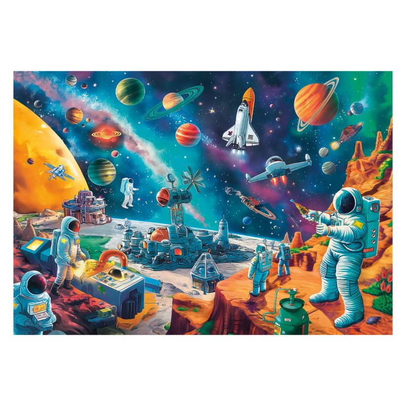 Clementoni Παιδικό Παζλ Super Color Cosmic Crew 104 τμχ