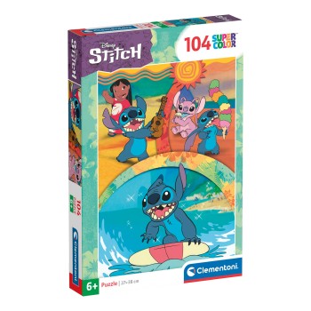 Clementoni Παιδικό Παζλ Super Color Disney Stitch 104 τμχ