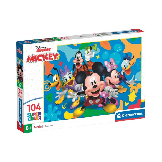 Clementoni Παιδικό Παζλ Super Color Disney Mickey And Friends 104 τμχ Clementoni Παιδικό Παζλ Super Color Disney Mickey And Friends 104 τμχ