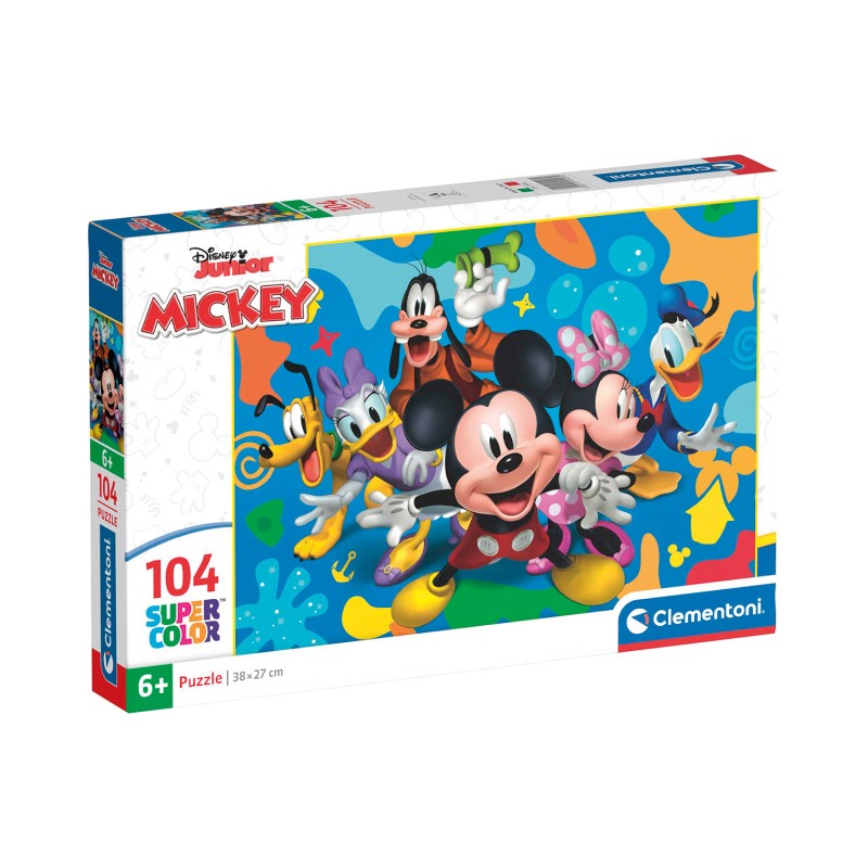 Clementoni Παιδικό Παζλ Super Color Disney Mickey And Friends 104 τμχ