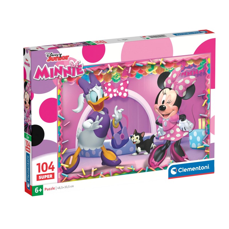 Clementoni Παιδικό Παζλ Super Color Disney Minnie 104 τμχ