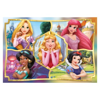 Clementoni Παιδικό Παζλ Super Color Disney Princesses 104 τμχ