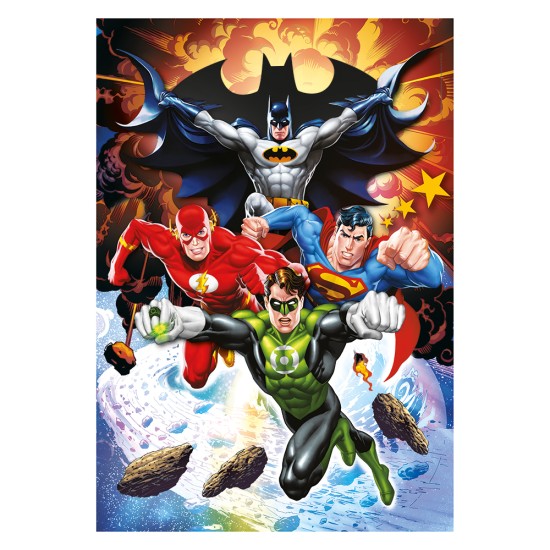 Clementoni Παιδικό Παζλ Super Color DC Comics 104 τμχ